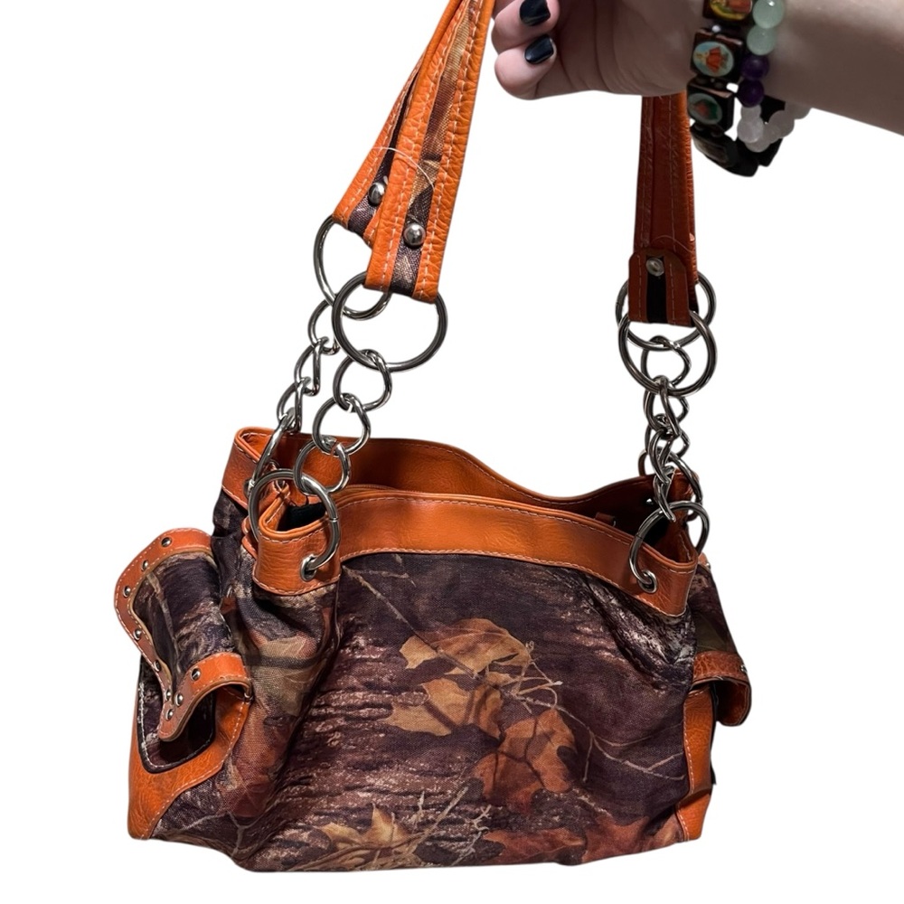 Texas West ~ camo studded purse